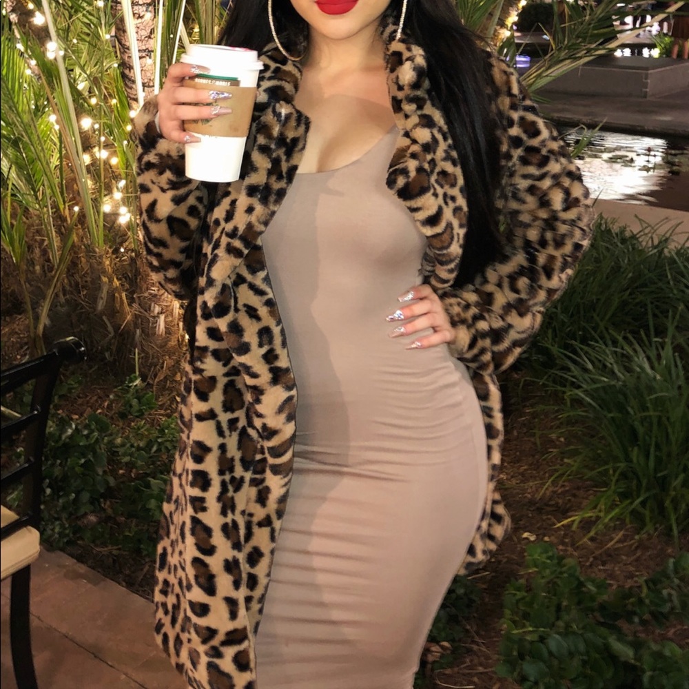 Windsor Nude bodycon dress